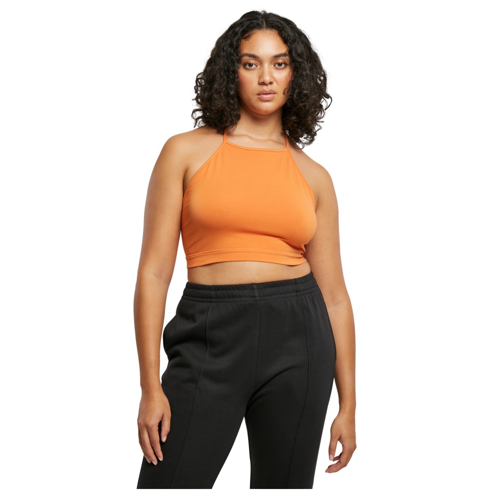 Urban Classics - Triangle Crop top - Orange